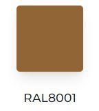 Ral8001 brun terre de sienne